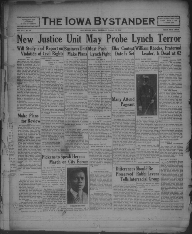 Contents include but are not limited to Justice Department to Study and Report on Violations of Negro Civil Rights, Federal Authorities May Investigate Lynching Terror to Enforce Constitutional Rights, Fight Against Nazi Persecution Seen as Strengthening Negro Rights in the United States, Governor Orders Investigation into North Carolina Mob Flogging Case, Anti Lynching Law Must Be Pushed Through Congress Despite Filibuster, and other topics. 
