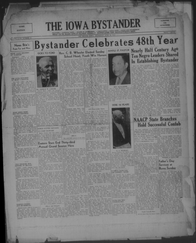 Contents include but are not limited to 372nd Regiment Soldiers Assigned to Tuskegee to Train and Defend Army Air Squadrons, Joe Louis Honored by New York Boxing Writers for War Relief Philanthropy, Duke of Windsor Promises Wage Increases and Free Meals After Bahamas Labor Unrest, Two Black Leaders Win Major Cultural and Academic Honors in Britain, Maple Street Baptist Sunday School Convention Elects Leaders and Honors Outstanding Youth, and other topics. 
