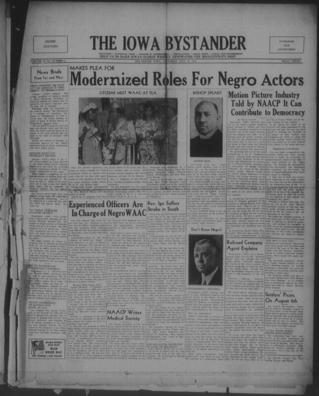 Contents include but are not limited to Georgia governor tells Black citizens to leave state rather than challenge segregation laws, Navy reports strong performance of Black sailors as training expands, Army plans to triple Tuskegee airmen to boost Black pilot and ground crew strength, Justice Department orders FBI probe of Texas lynching to pursue federal charges, NAACP selects Kansas City for 1943 national conference, NAACP urges Hollywood to support democracy by ending racist stereotypes, and other topics. 
