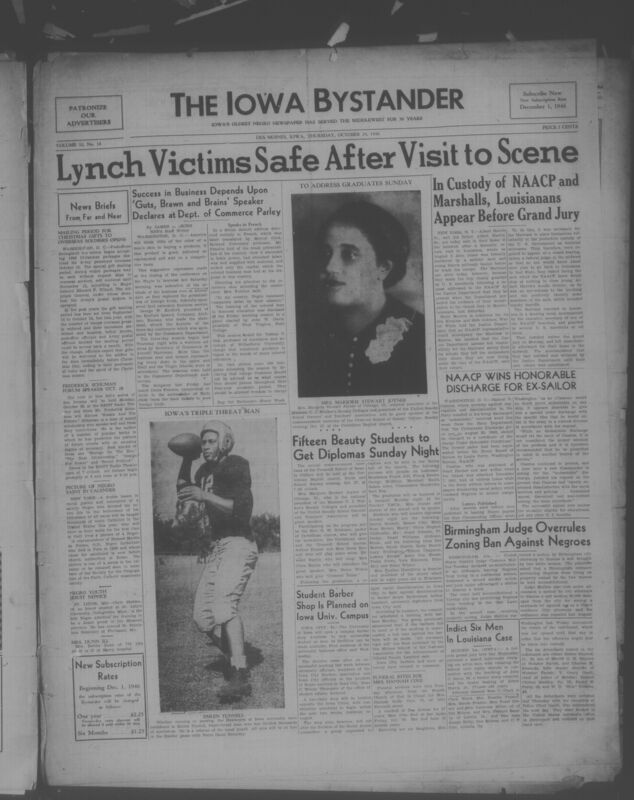 Contents include but are not limited to news and current events, editorials and opinion, politics and government, African American military and veterans affairs, religion and church life, community and social activities, education and youth, arts and entertainment, business and employment, and other topics.