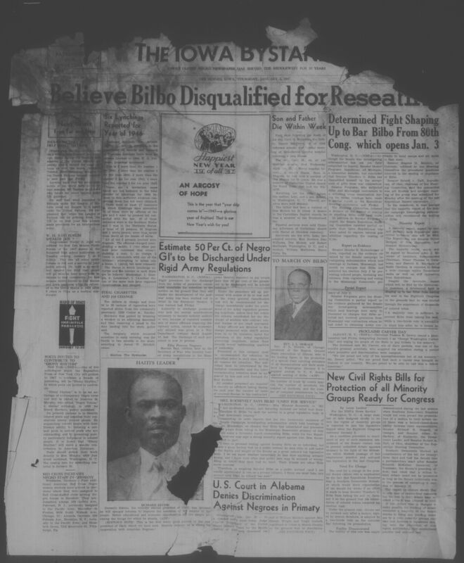 Contents include but are not limited to civil rights and racial discrimination, national and international politics, veterans and military affairs, community news and social life, religion and church activities, arts and culture, sports, editorials and opinion, business and employment, health and education, and other topics.