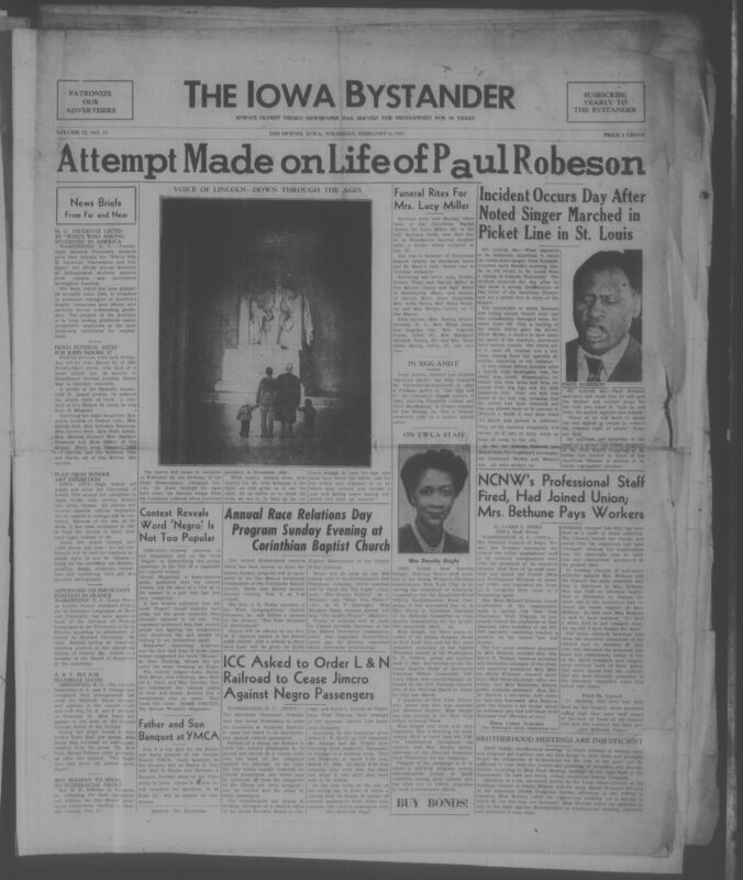 Contents include but are not limited to news briefs and general reporting, race relations and civil rights coverage, editorials and opinion pieces, community and church news, education and youth activities, sports reporting, health and public welfare information, entertainment and cultural items, and advertisements and classified notices and other topics.