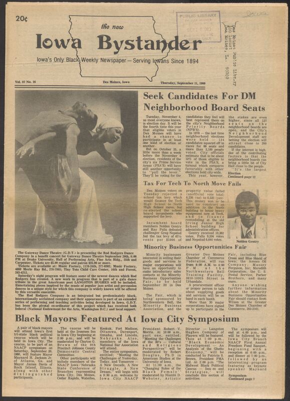 Contents include but are not limited to NAACP supports Tinkham Bill to investigate Southern Black disfranchisement, NAACP reports systemic brutality following Little Rock mob lynching, Rabbi Eugene Manheimer speaks at YMCA Race Relations Day, Des Moines NAACP plans Lincoln-Douglass celebration and scholarship award, former Governor Kendall endorses S. Joe Brown for judge, and other topics.