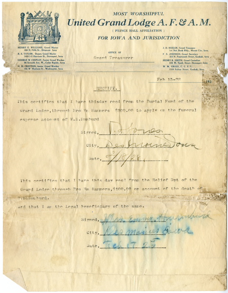Disbursement Of Burial And Relief Funds