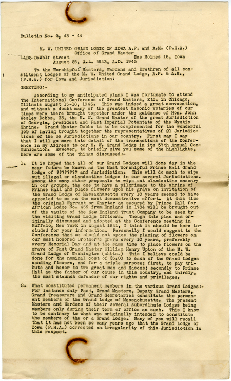 Bulletin No. 2