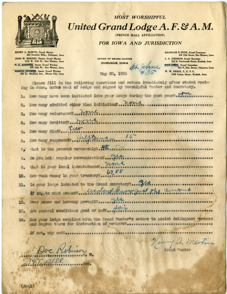 Questionnaire, St. Johns #35