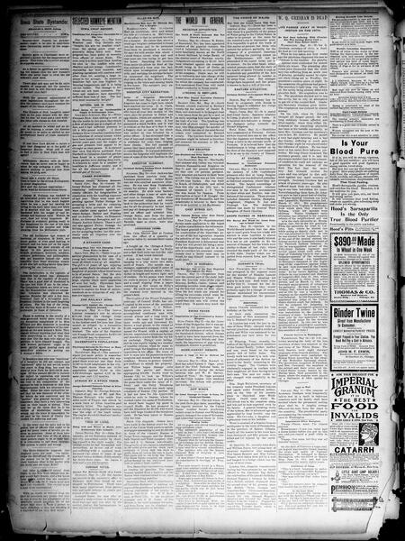 Iowa state bystander. volume 01, number 52, May 31, 1895