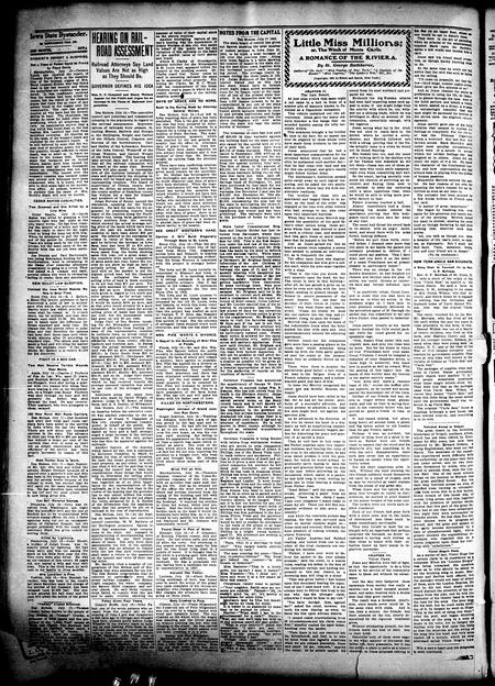Iowa state bystander. volume 9, number 6, July 18, 1902