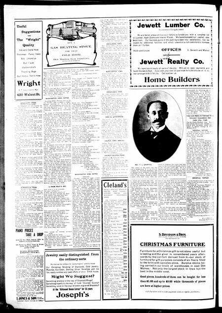 Iowa state bystander. volume 13, number 29, December 21, 1906