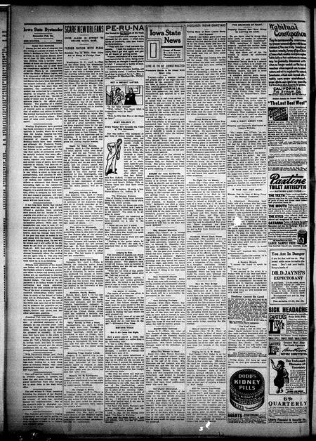 Iowa state bystander. volume 15, number 44, April 09, 1909