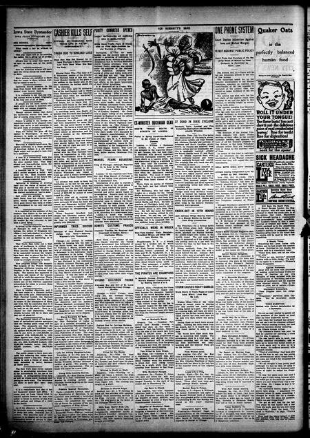 Iowa state bystander. volume 16, number 20, October 22, 1909