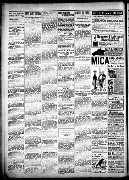 Iowa state bystander. volume 17, issue 22, November 18, 1910