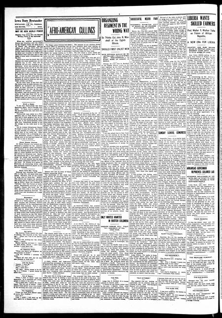 Iowa state bystander. volume 18, issue 27, December 15, 1911