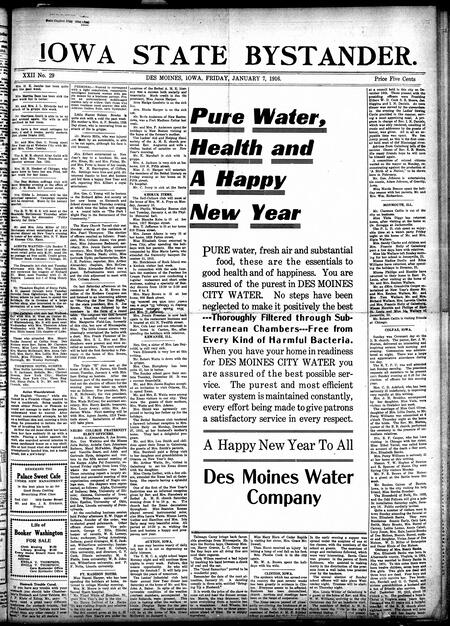 Iowa state bystander. volume 22, number 29,  7 1916