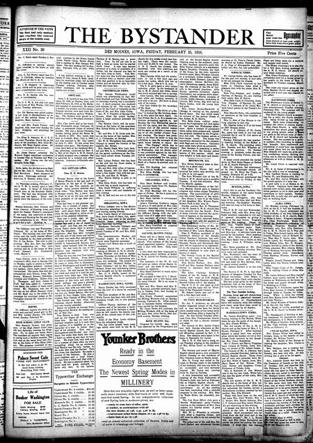 Bystander. volume 22, number 36, February 25, 1916