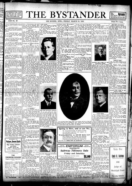 Bystander. volume 22, number 40, March 24, 1916