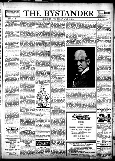 Bystander. volume 22, number 42, April 7, 1916