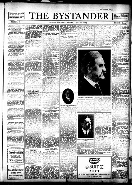Bystander. volume 22, number 44, April 21, 1916