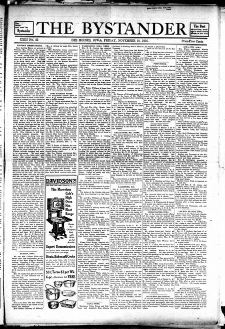 Bystander. volume 23, number 22, November 10, 1916