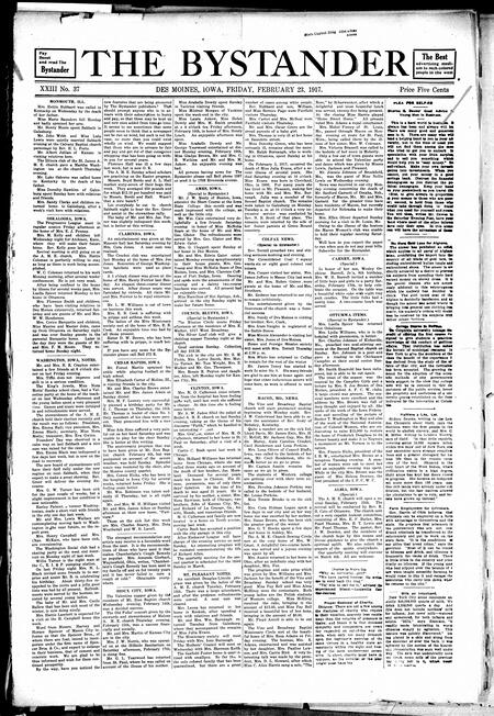 Bystander. volume 23, number 37, February 23, 1917