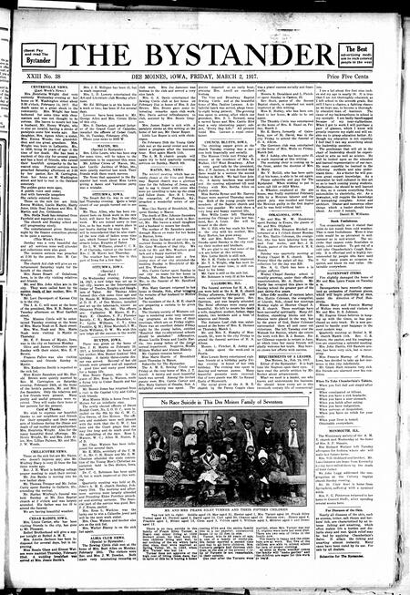 Bystander. volume 23, number 38, March 2, 1917