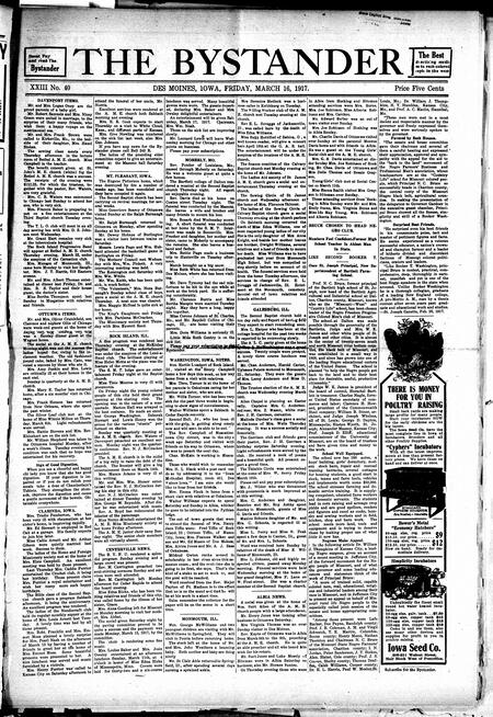 Bystander. volume 23, number 40, March 16, 1917