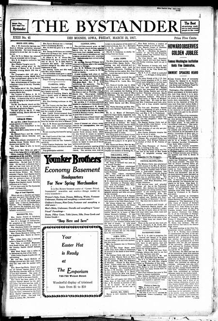 Bystander. volume 23, number 41, March 23, 1917