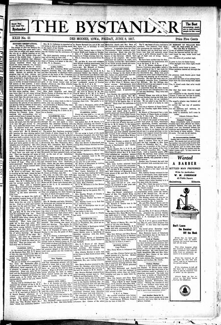 Bystander. volume 23, number 51, June 8, 1917