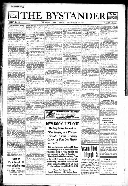 Bystander. volume 24, number 15, September 28, 1917