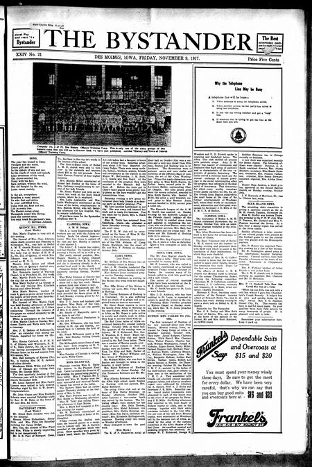 Bystander. volume 24, number 21, November 9, 1917