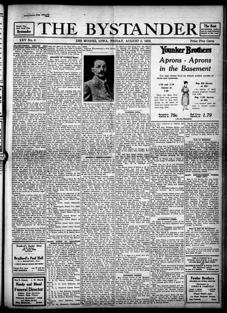 Bystander. volume 25, number 6, August 2, 1918