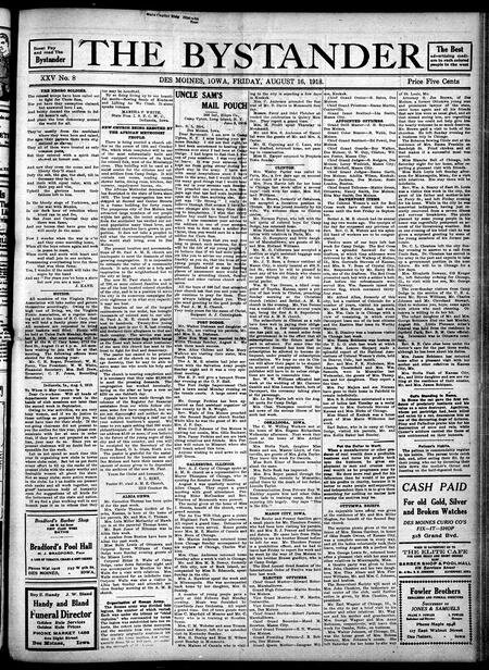 Bystander. volume 25, number 8, August 16, 1918