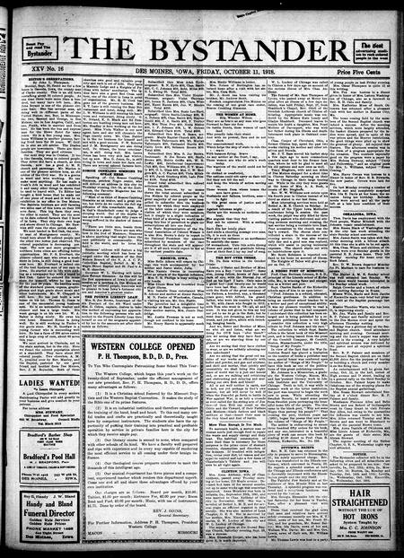 Bystander. volume 25, number 16, October 11, 1918