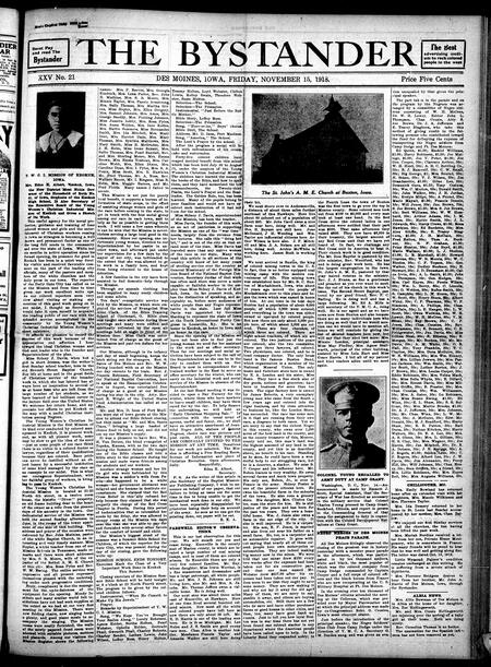 Bystander. volume 25, number 21, November 15, 1918