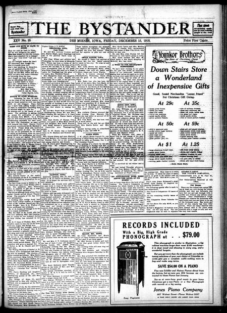 Bystander. volume 25, number 25, December 13, 1918