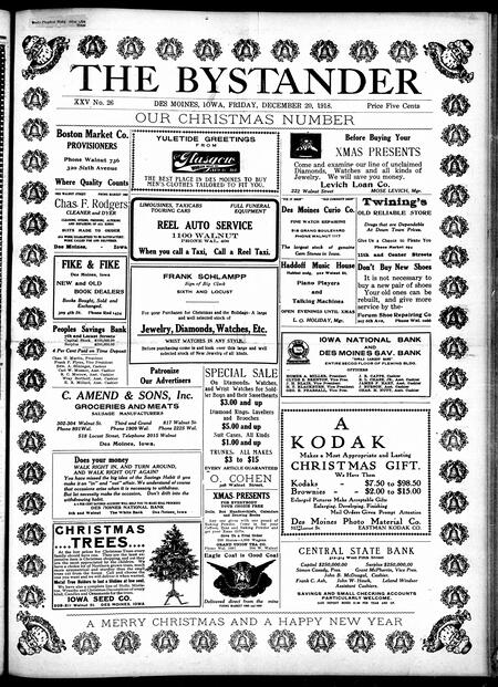 Bystander. volume 25, number 26, December 20, 1918