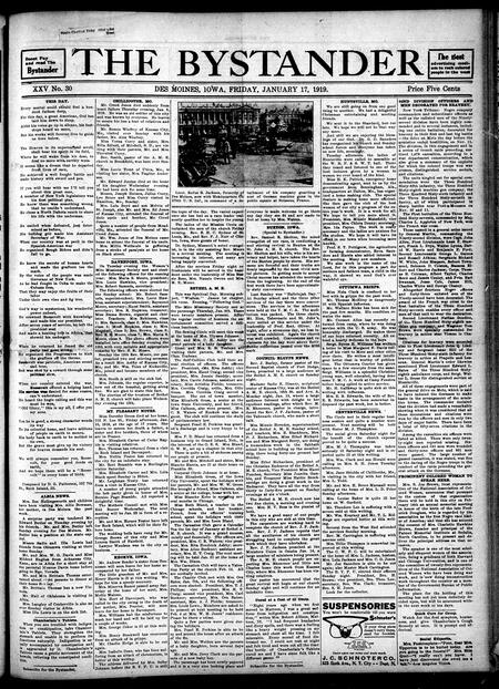 Bystander. volume 25, number 30, January 17, 1919