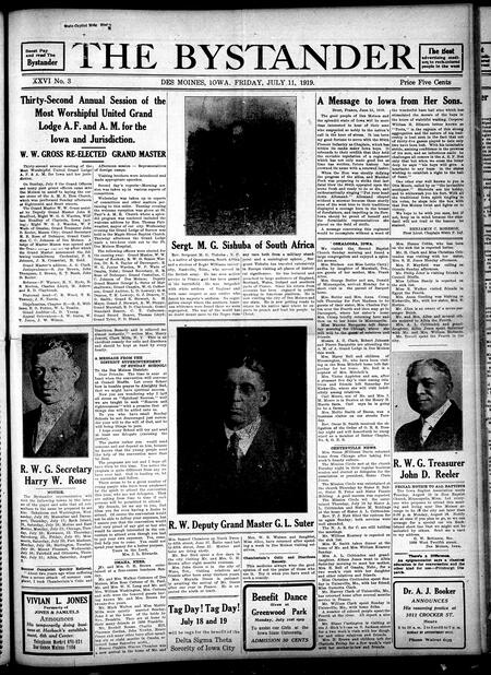 Bystander. volume 26, number 3 July 11, 1919
