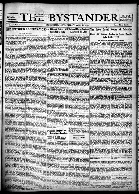 Bystander. volume 26, number 6, August 1, 1919