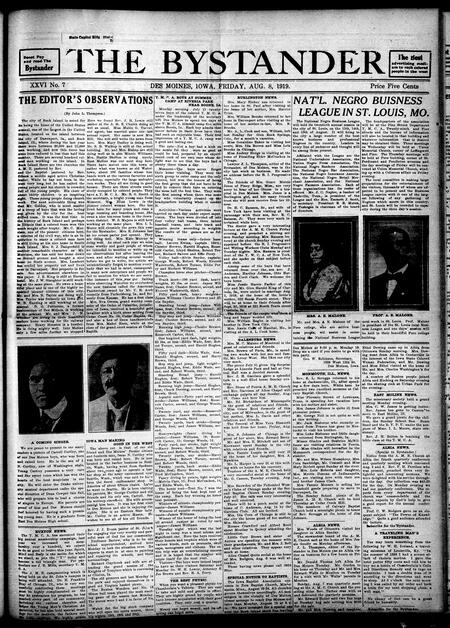 Bystander. volume 26, number 7, August 8, 1919