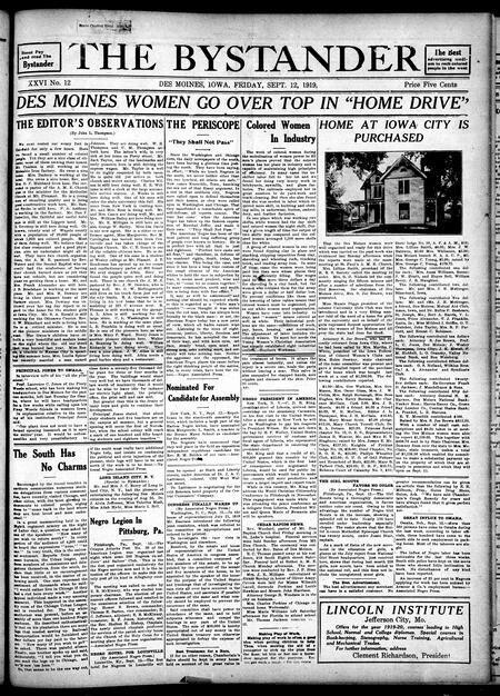 Bystander. volume 26, number 12, September 12, 1919