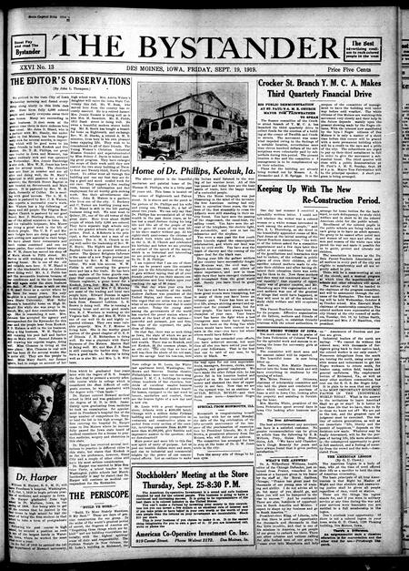 Bystander. volume 26, number 13, September 19, 1919