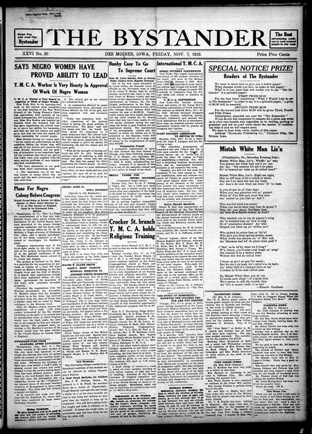 Bystander. volume 26, number 20, November 7, 1919