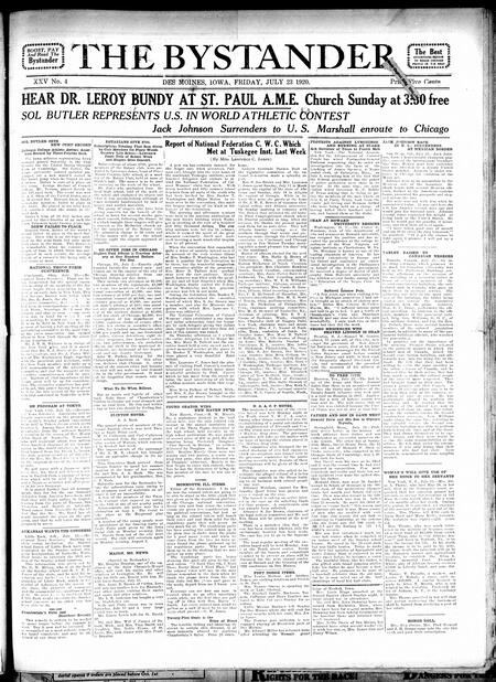 Bystander. volume 25, number 4, July 23, 1920