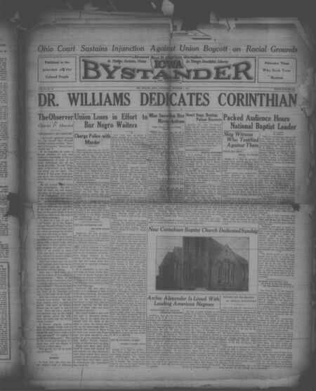 Iowa bystander. volume 34, number 45, October 01, 1927