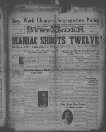 Iowa bystander. volume 35, number 47, October 15, 1927