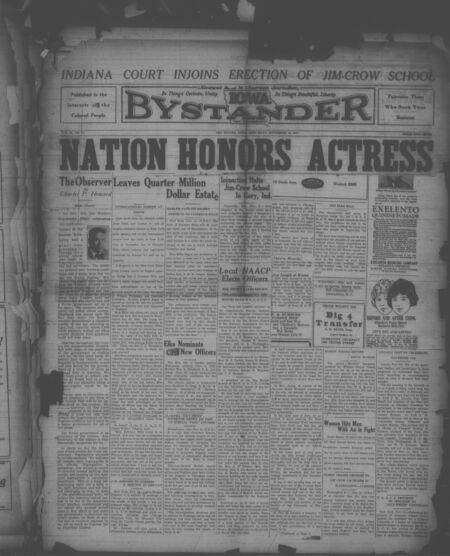 Iowa bystander. volume 35, number 51, November 12, 1927