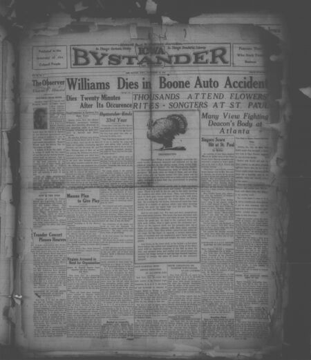 Iowa bystander. volume 33, number 1, November 26, 1927