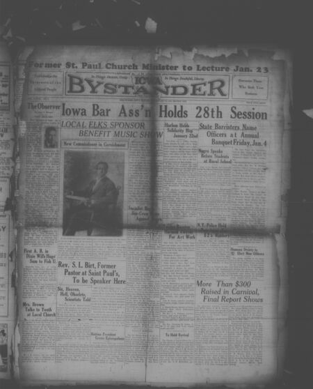 Iowa bystander. volume 37, number 8, January 12, 1928