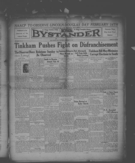 Iowa bystander. volume 34, number 12, February 11, 1928